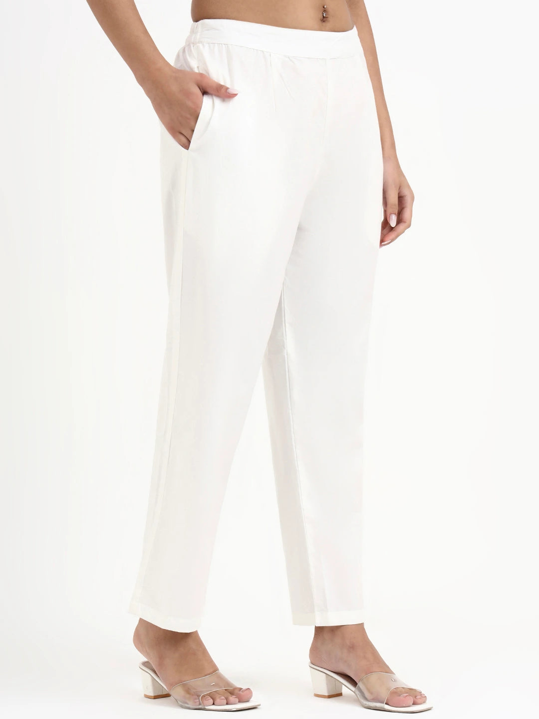 Premium Cotton Poplin Bronze Kurta Dupatta Pant Set