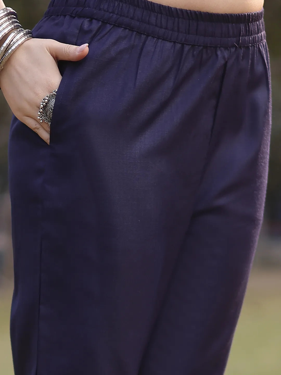 White Pure Cotton Ethnic Motifs Pakistani Style Kurta Trouser Dupatta Set