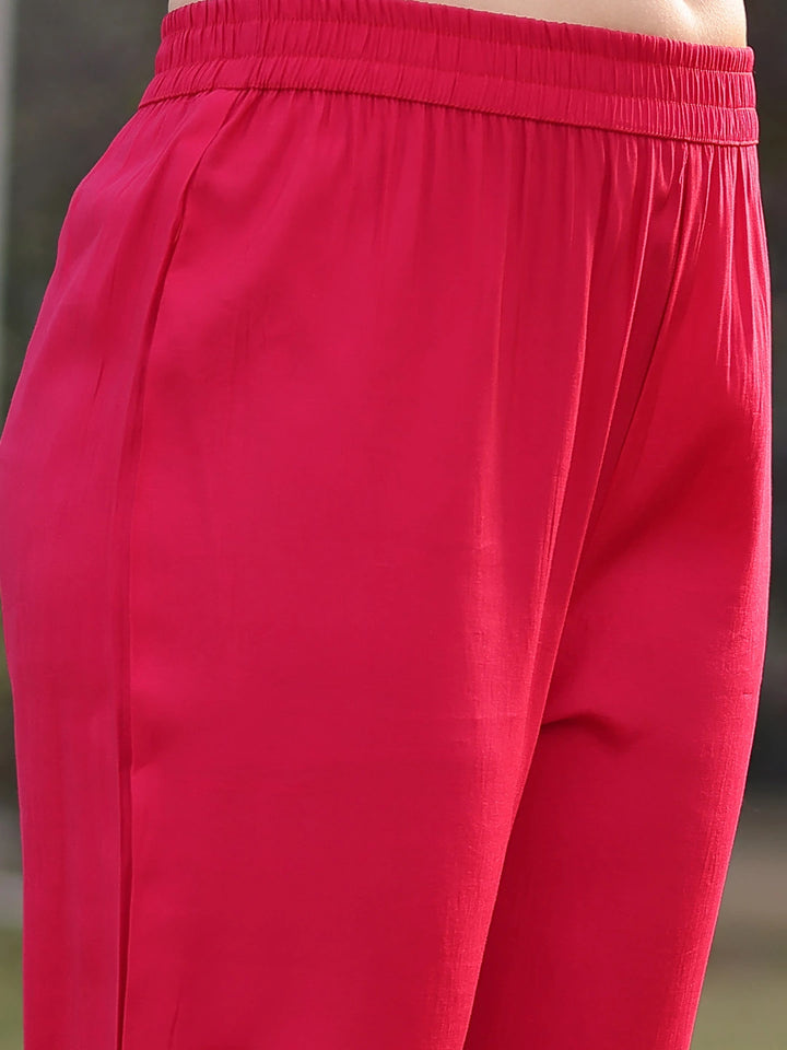 Yellow Floral Print Lensing Straight Kurta Trouser Dupatta Set-Yufta Store-6725SKDYLM