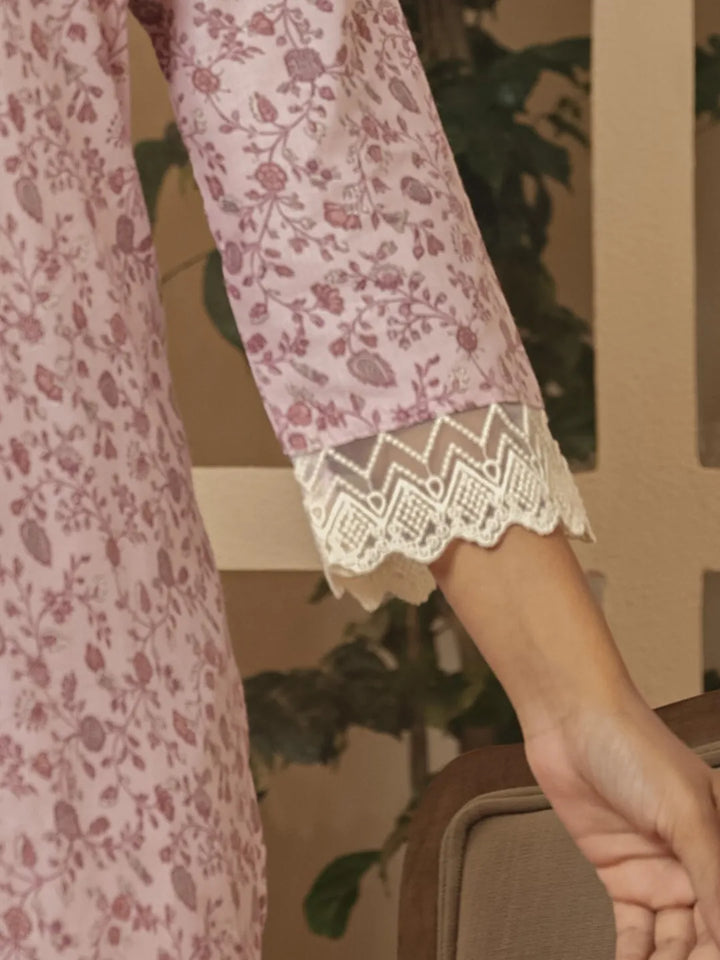 cotton peach mirror_work kurta dupatta setoffline_sku-58-Yufta Store-7046SKDPCM