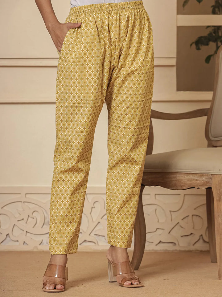 cotton mustard kurta dupatta pant setoffline_sku-54-Yufta Store-7233SKDMSM