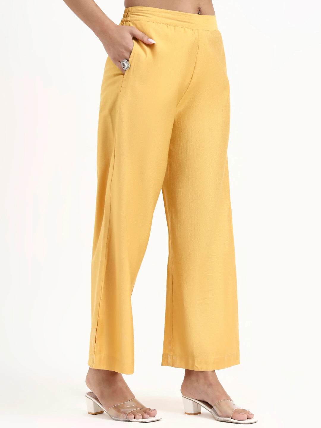 Yellow Organza Co-Ord Set