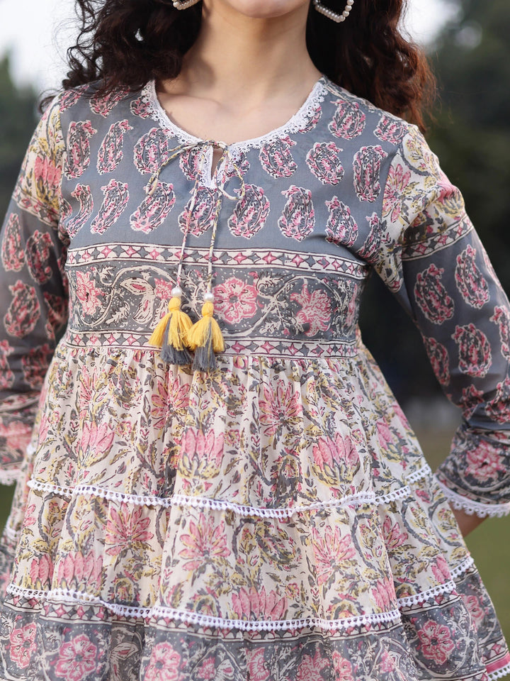 Cotton White Flare Top-Yufta Store-7388TOPWHS