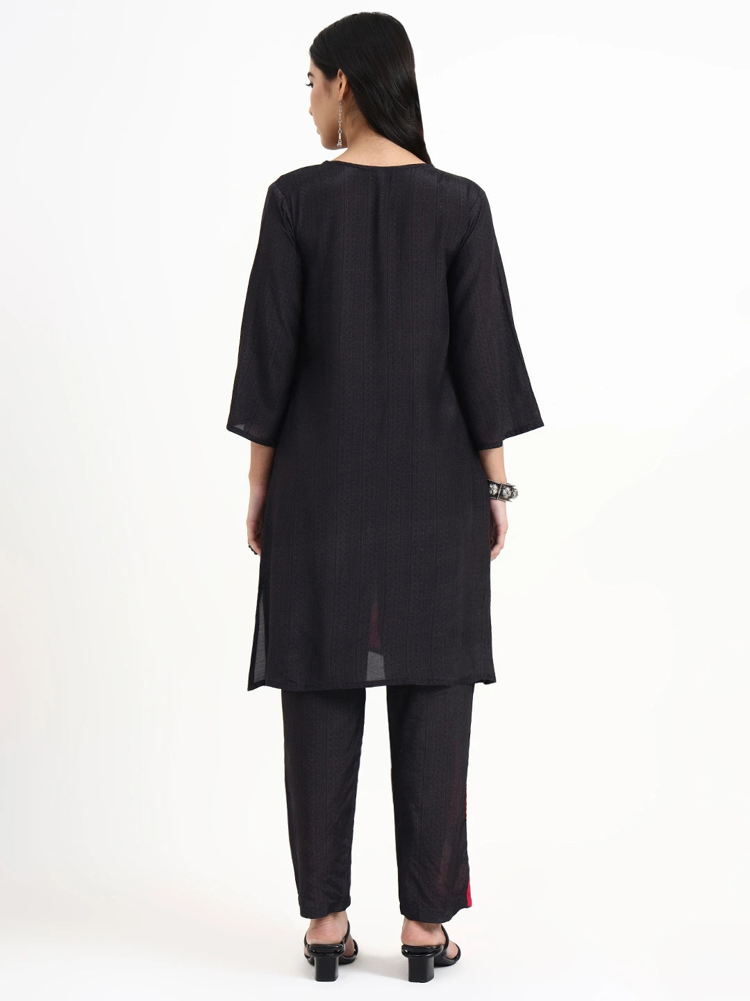 Muslin Black Co-Ord Set