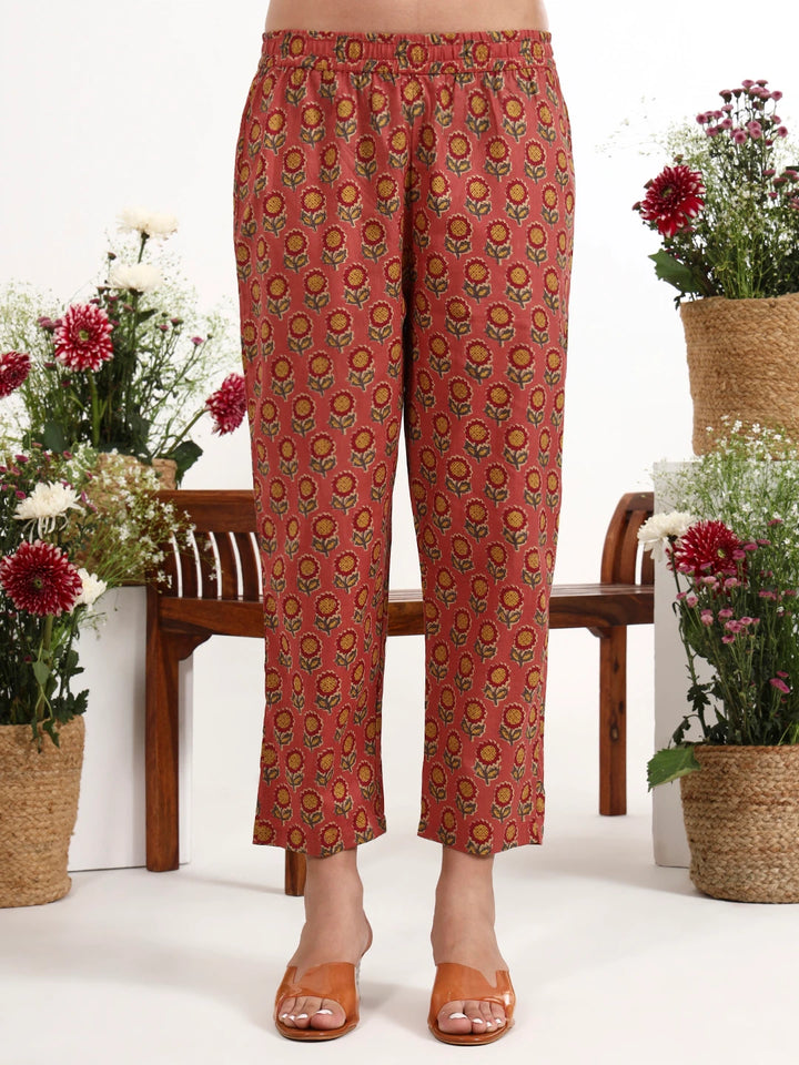 Grey Cotton Aline Style Co-Ord Set