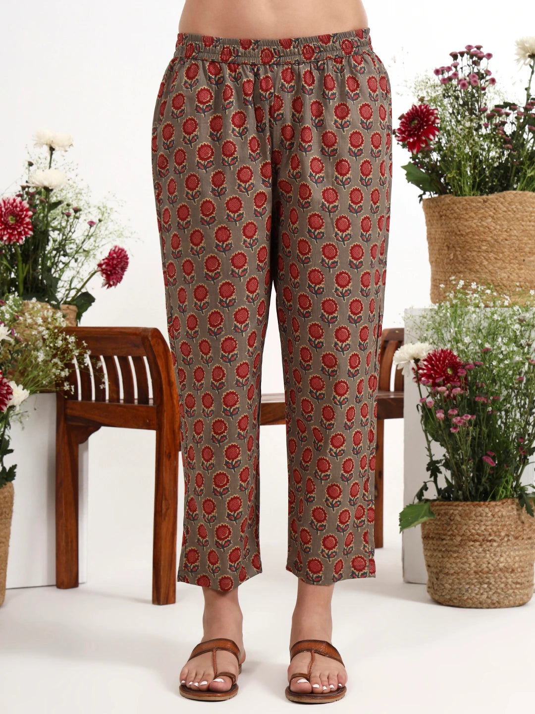 Pink Cotton Aline Style Co-Ord Set