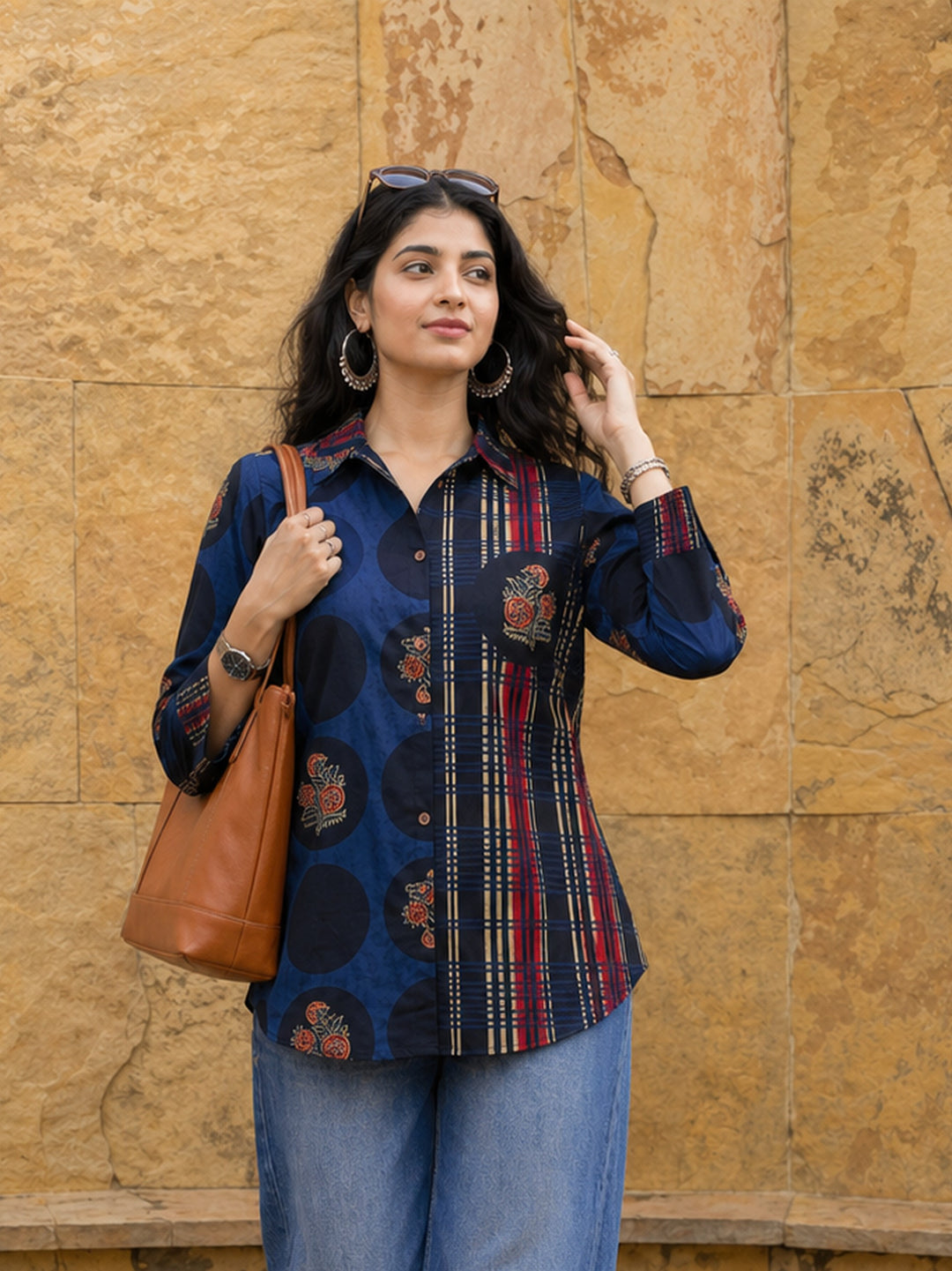 Blue Cotton Shirt