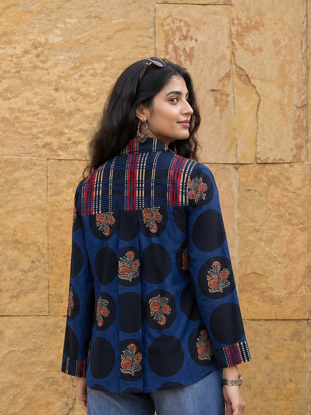 Blue Cotton Shirt