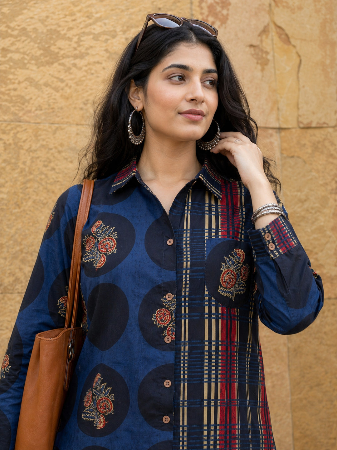 Blue Cotton Shirt