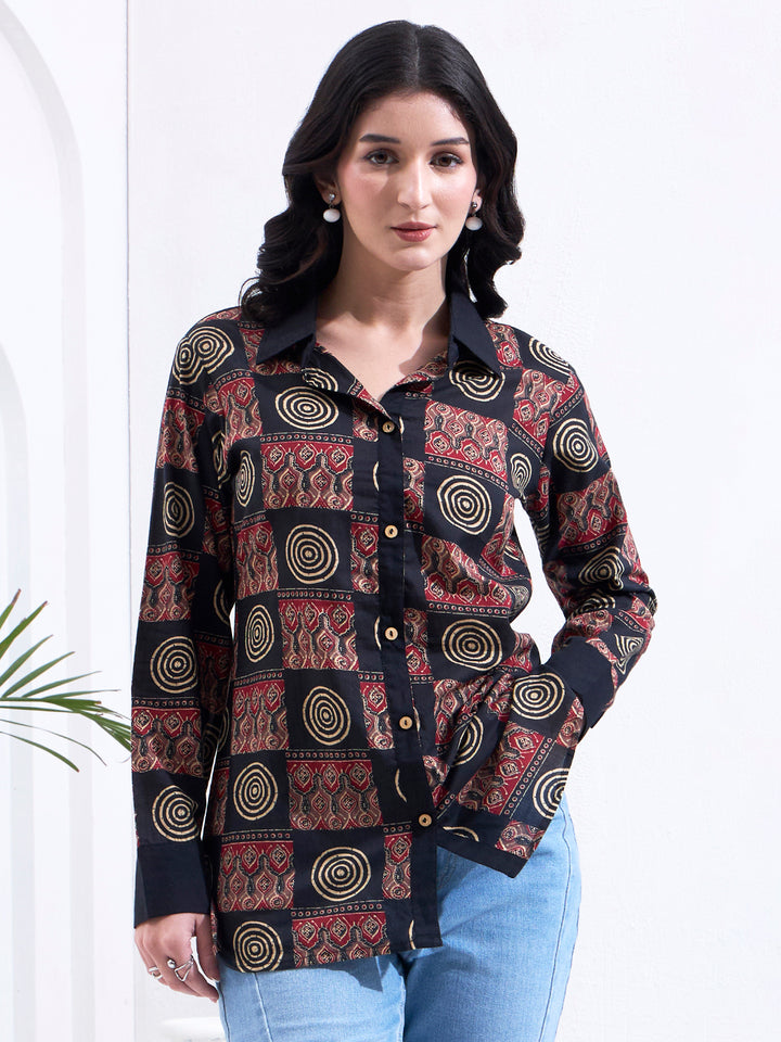 Black Cotton Shirt