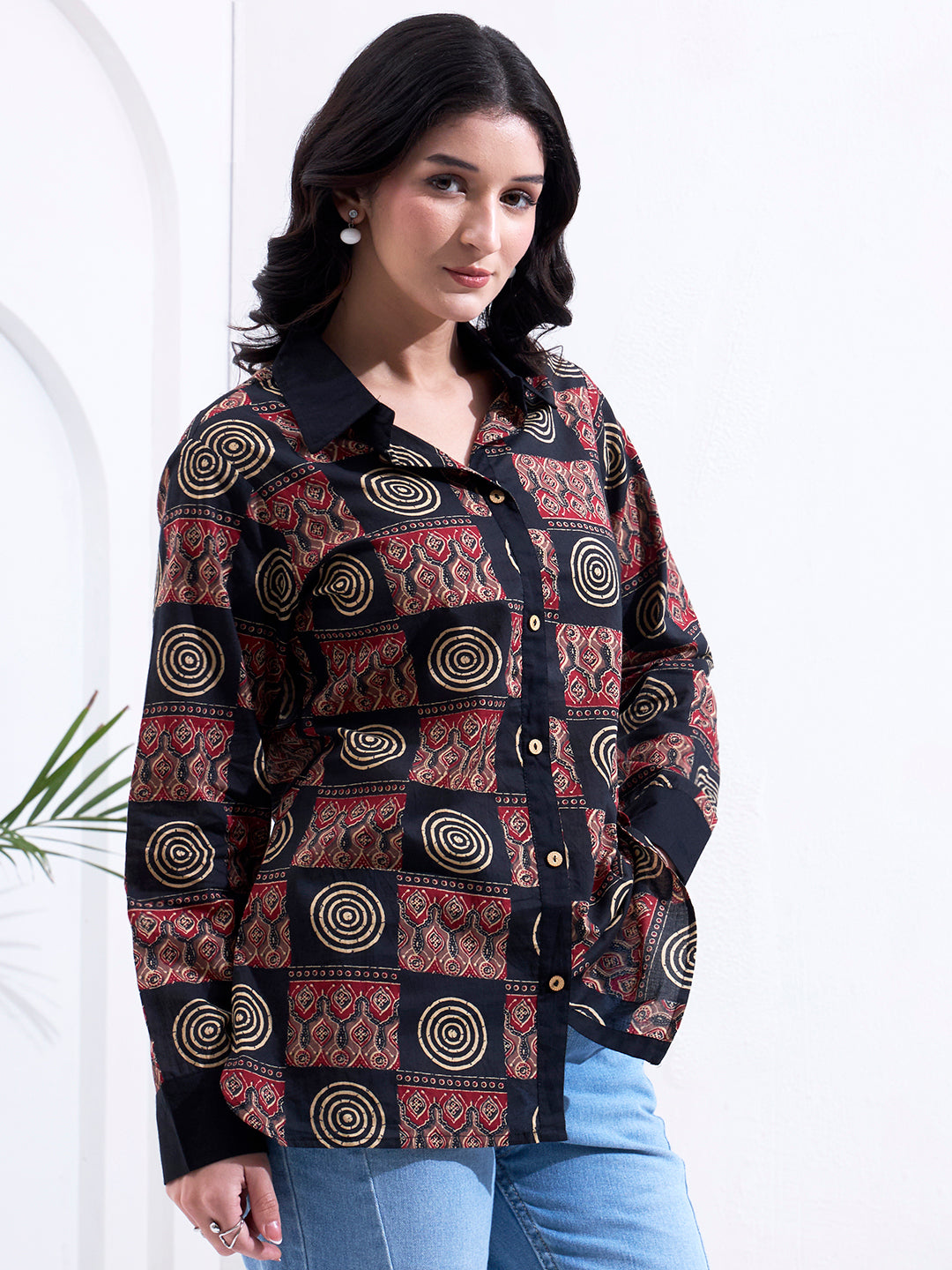 Black Cotton Shirt