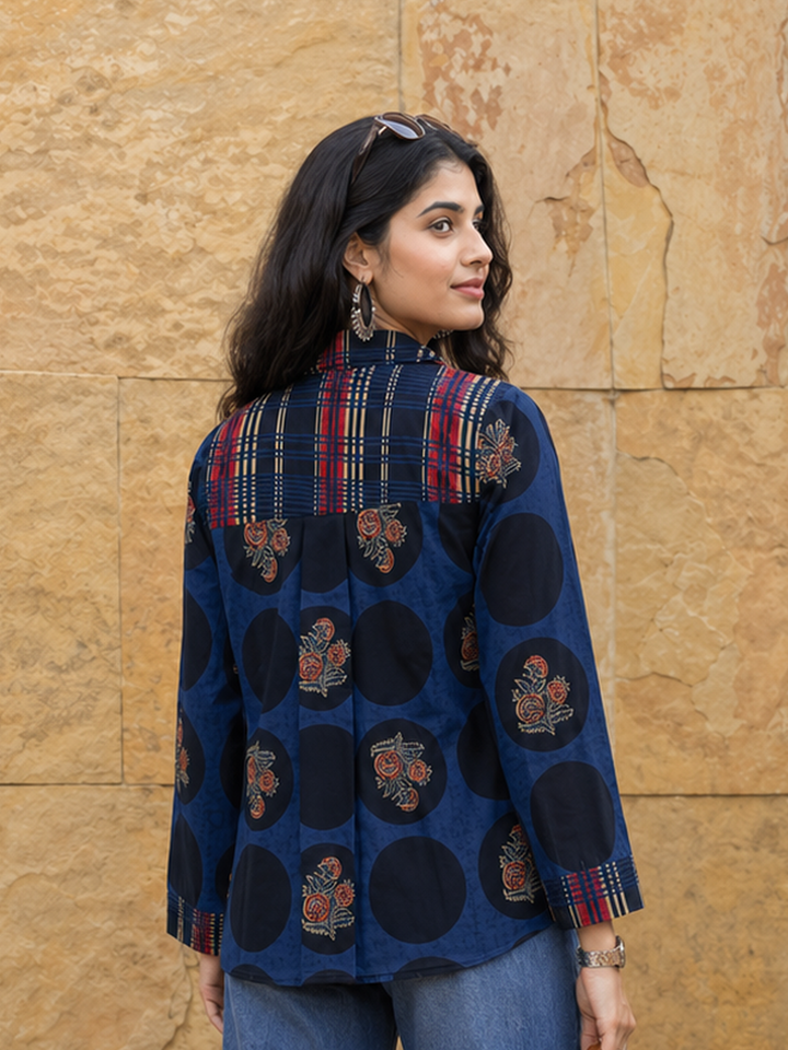 Blue Cotton Shirt