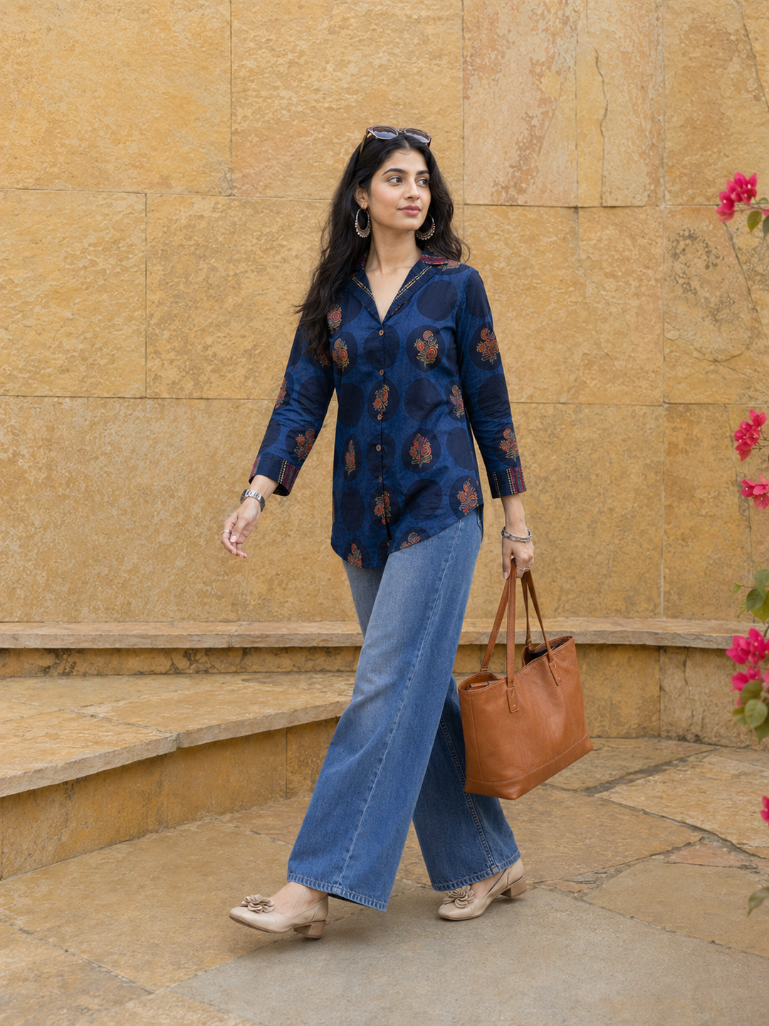 Blue Cotton Shirt