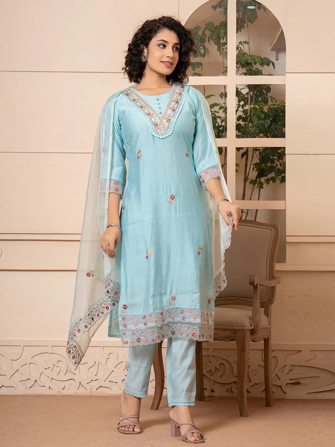 lue kurta dupatta pant setoffline_sku-47-Yufta Store-A162SKDSBM