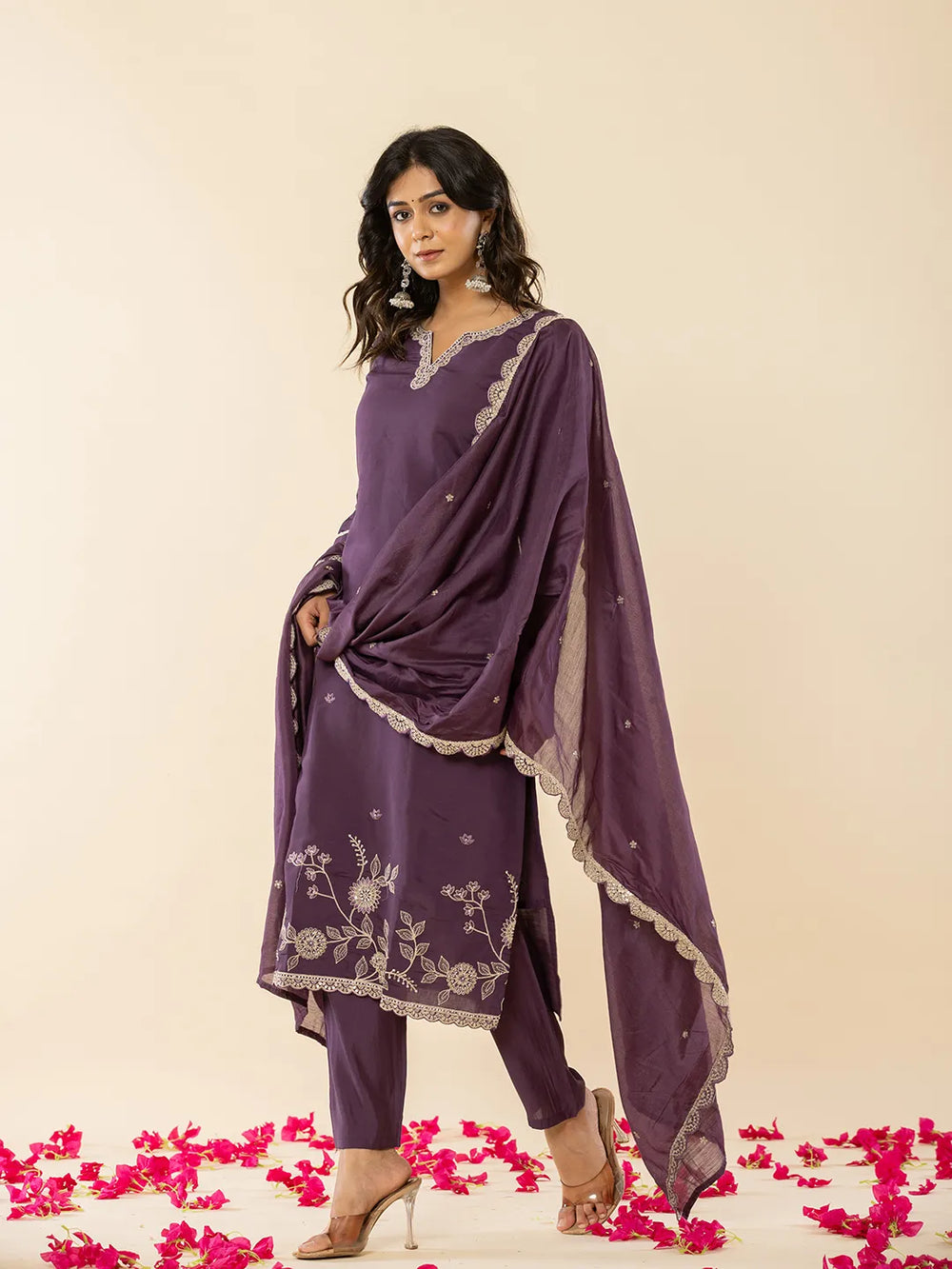 kurta dupatta pant setoffline_sku-76-Yufta Store-A221SKDPR