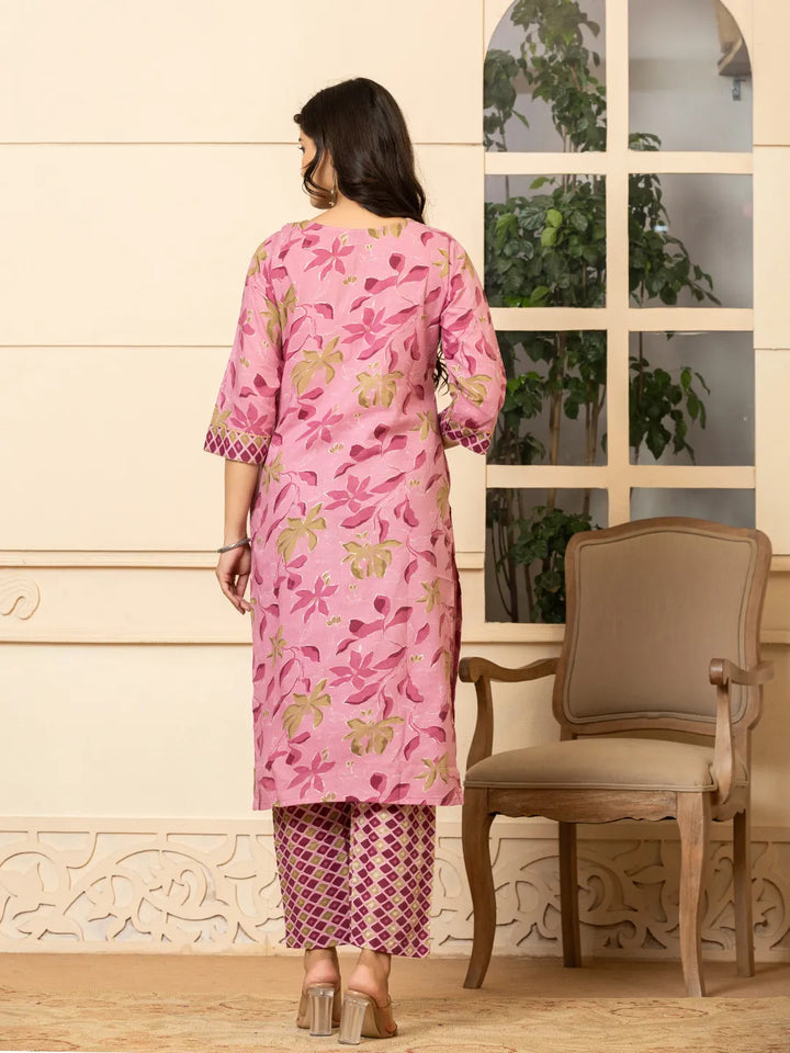 pink kurta dupatta pant setoffline_sku-80-Yufta Store-A232SKDPK