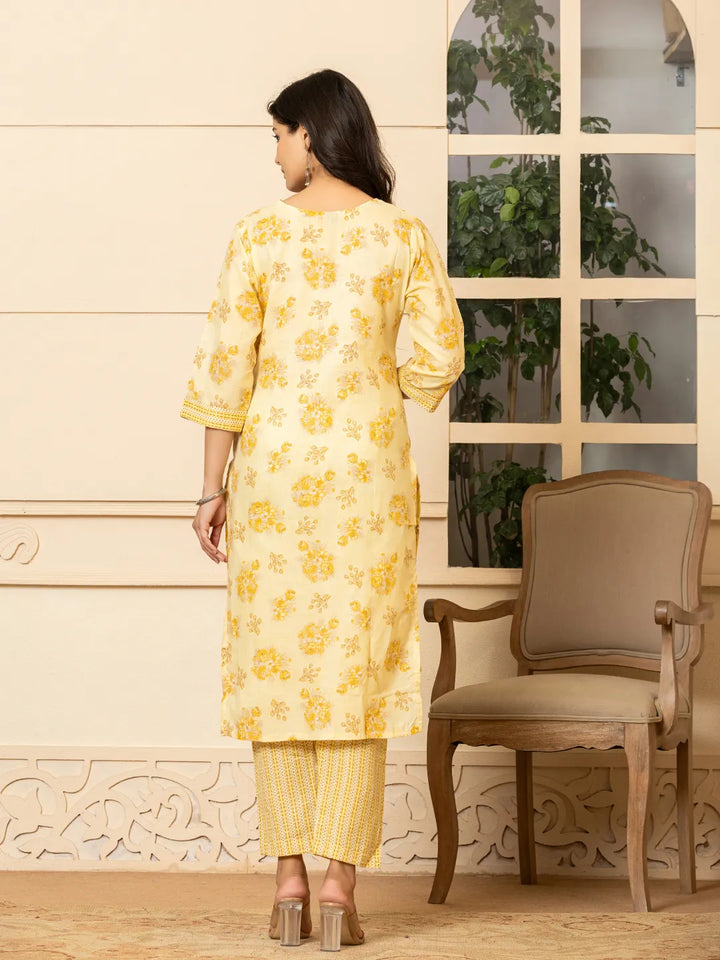 yellow kurta dupatta pant setoffline_sku-83-Yufta Store-A233SKDYL