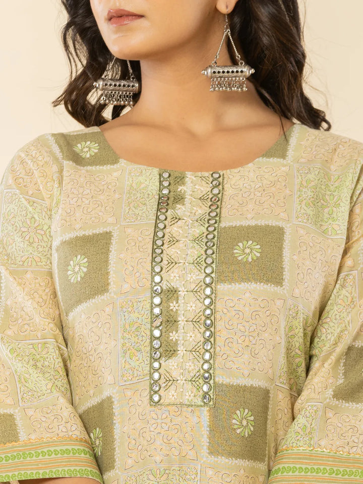 green kurta dupatta pant setoffline_sku-87-Yufta Store-A234SKDGR