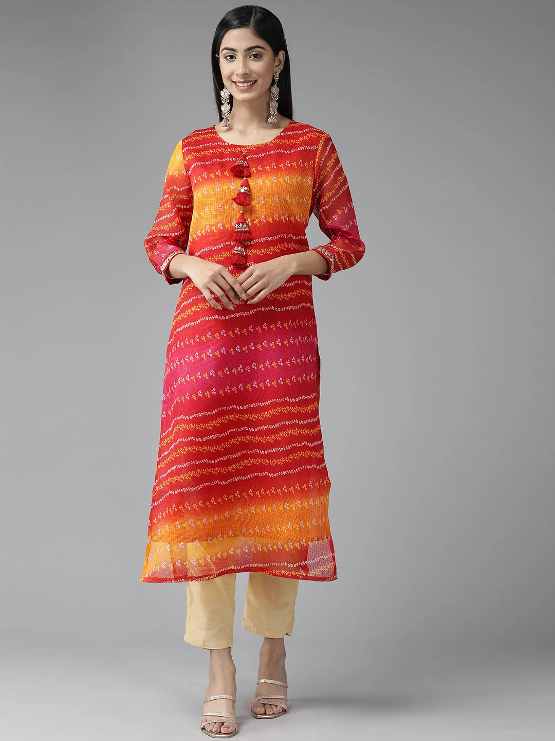 Bandhani Kurta-Yufta Store-9962KURRDS