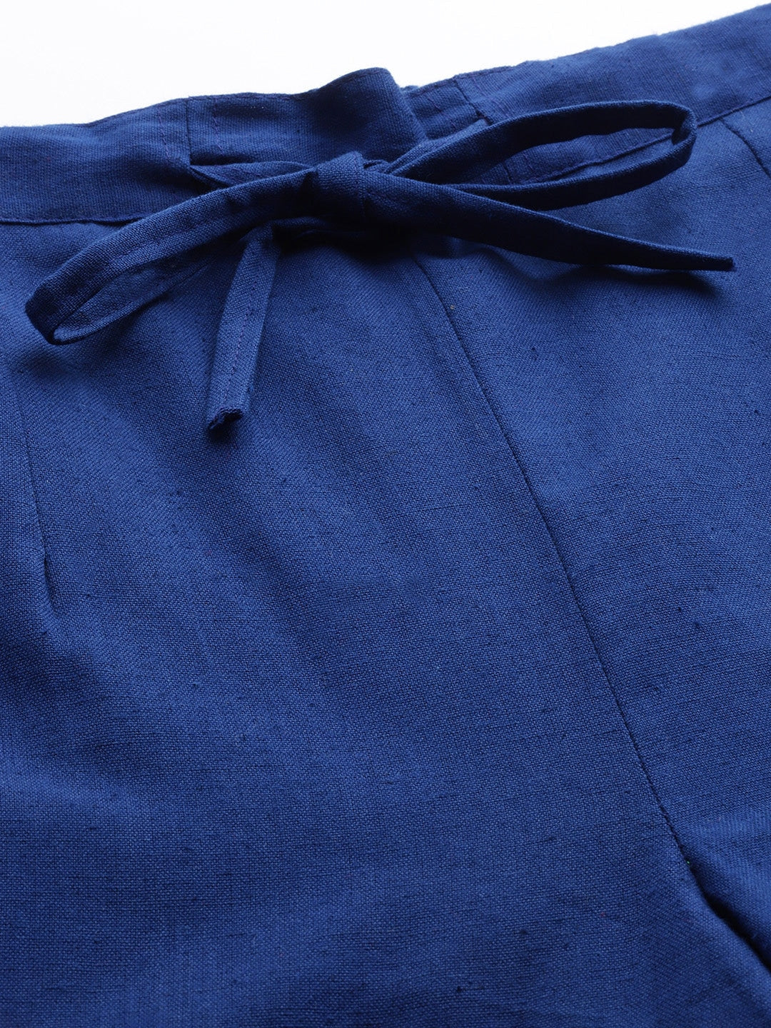 Blue Cotton Fit Trousers-Yufta Store-4206PNTBLS