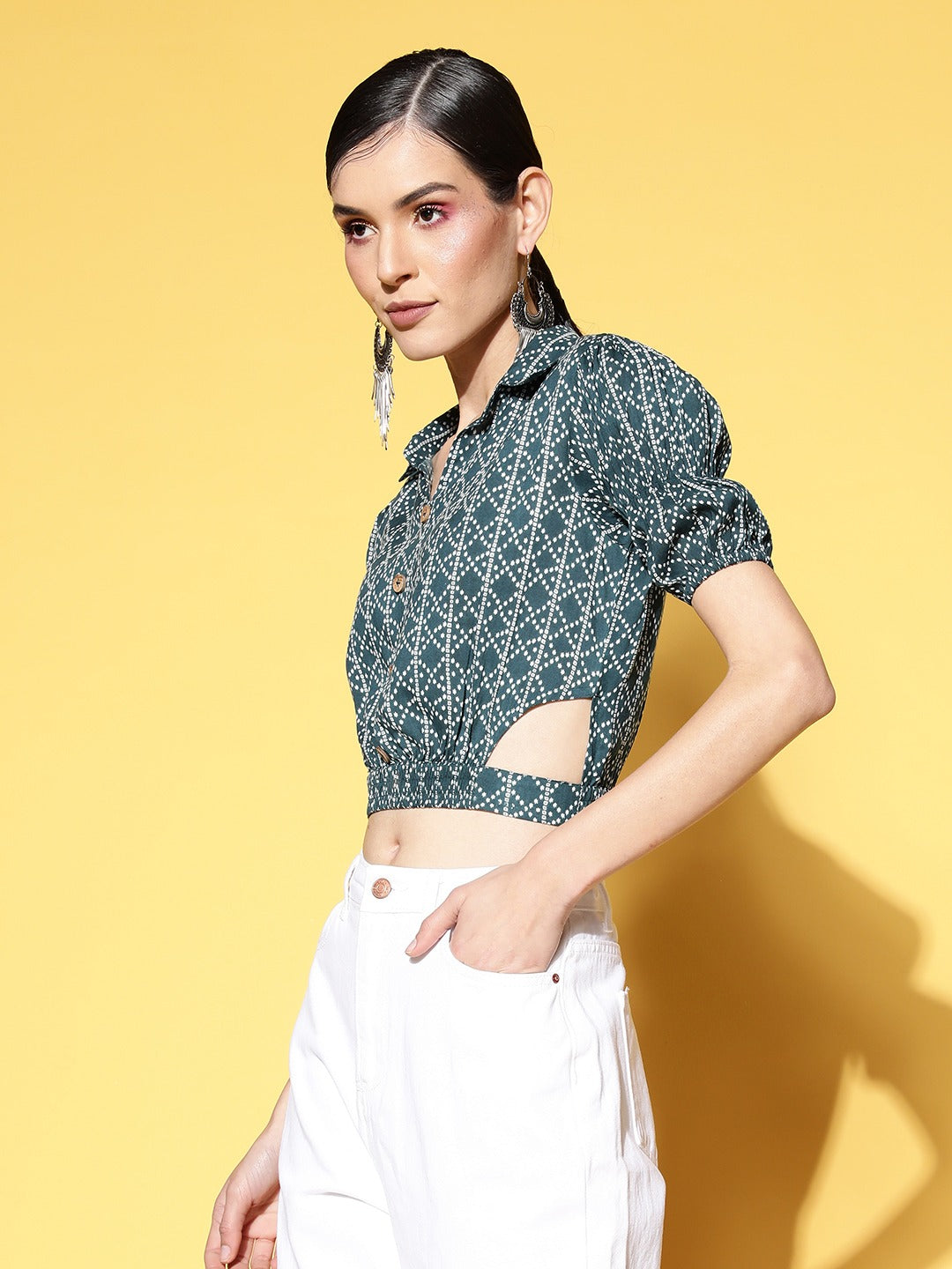 Geometric Crop Top-Yufta Store-8151TOPTBXS