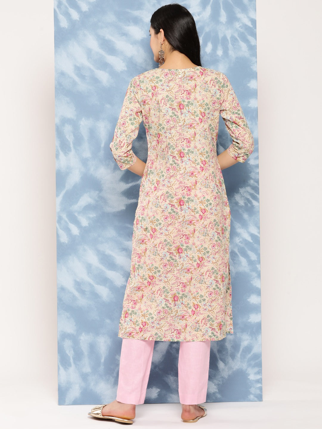 Gotta Patti Pure Cotton Kurta-Yufta Store-1167KURBGM