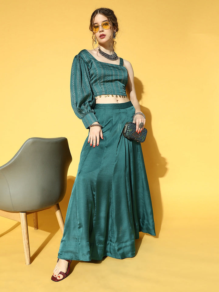 Green & Beige Co-Ords-Yufta Store-9607CRDTGXS