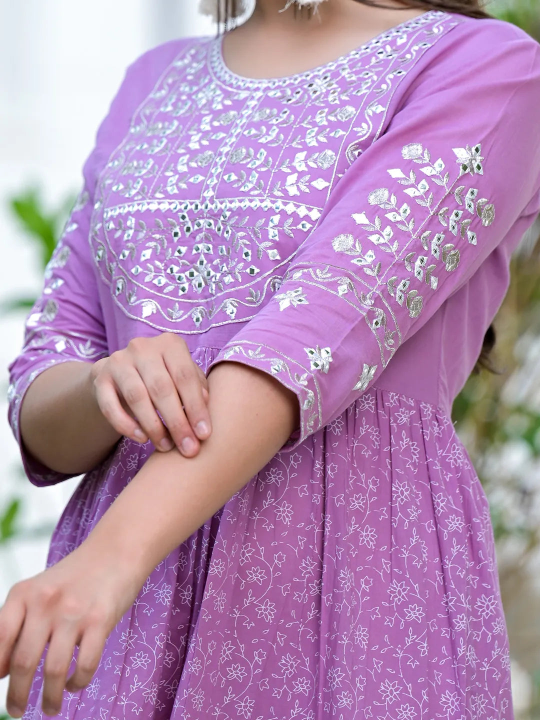 Lavender Cotton Dress-Yufta Store-2198DRSLVM
