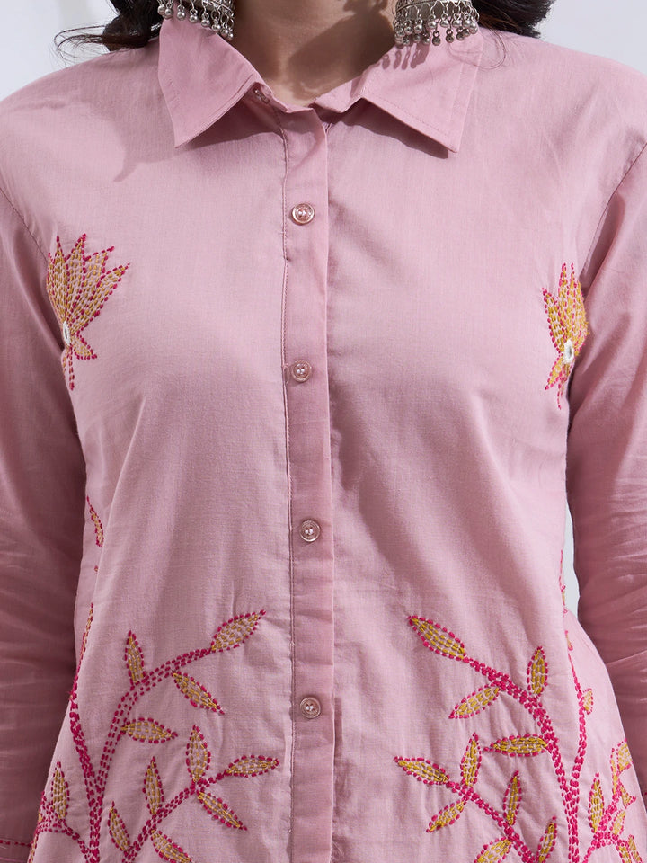 Mauve Mal Cotton Co-Ord Set
