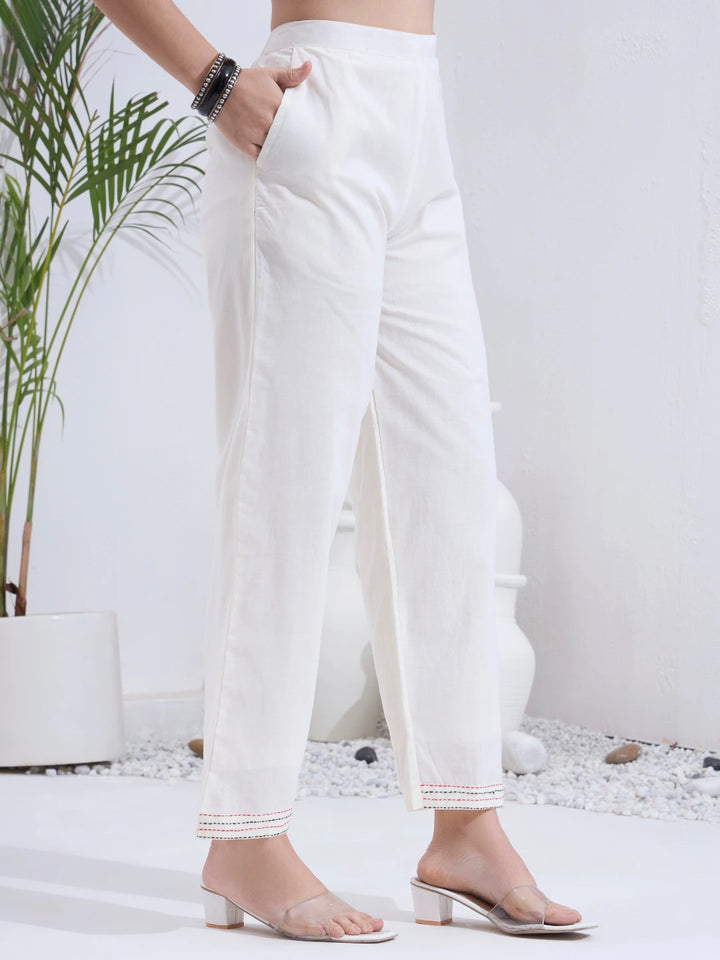 White Mal Cotton Co-Ord Set