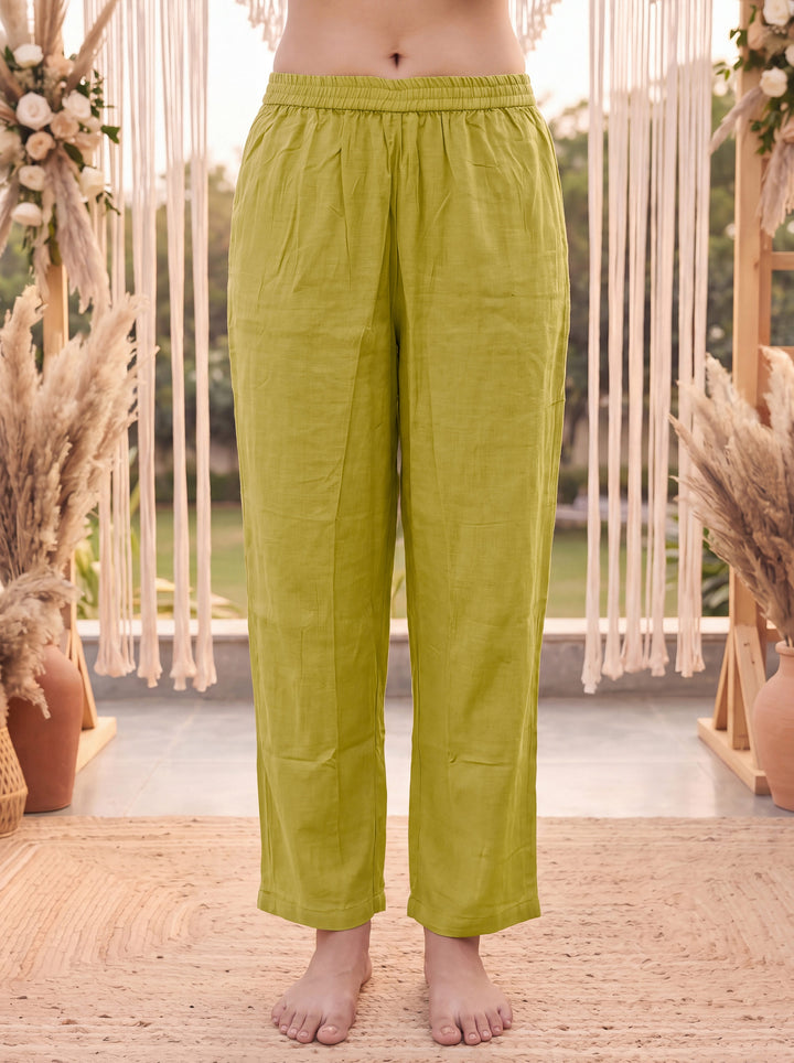 Mustard Petal Soft Kurta Dupatta Pant Set