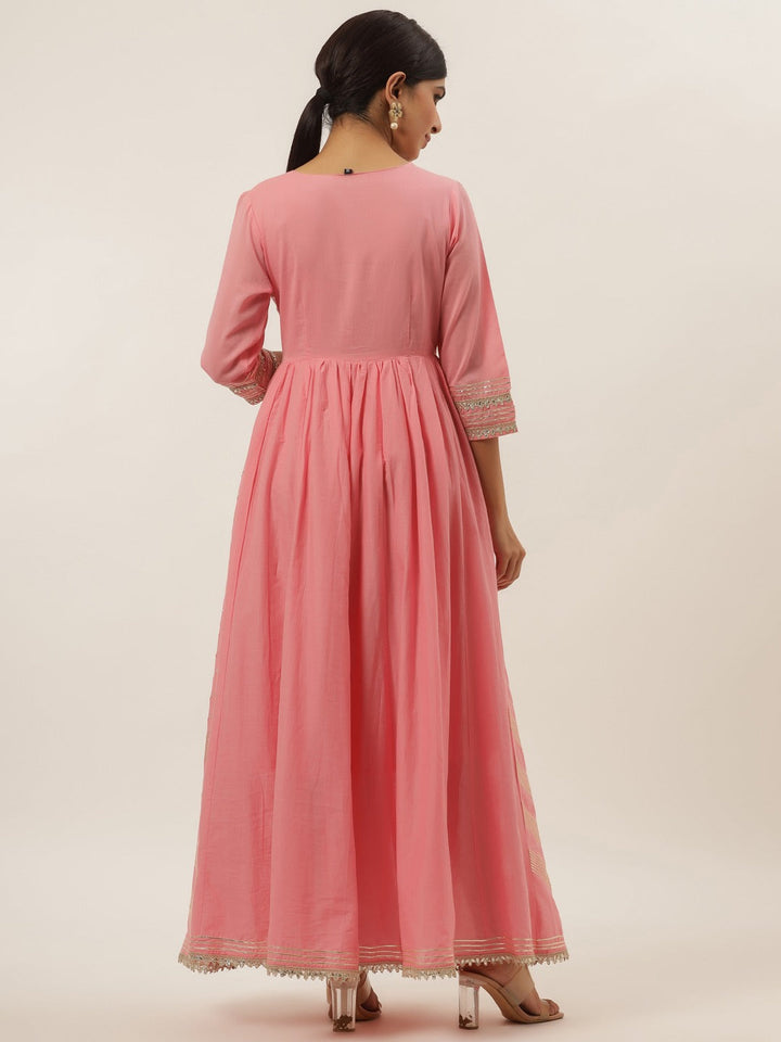 Pink Maxi Dress-Yufta Store-6005DRSPKM