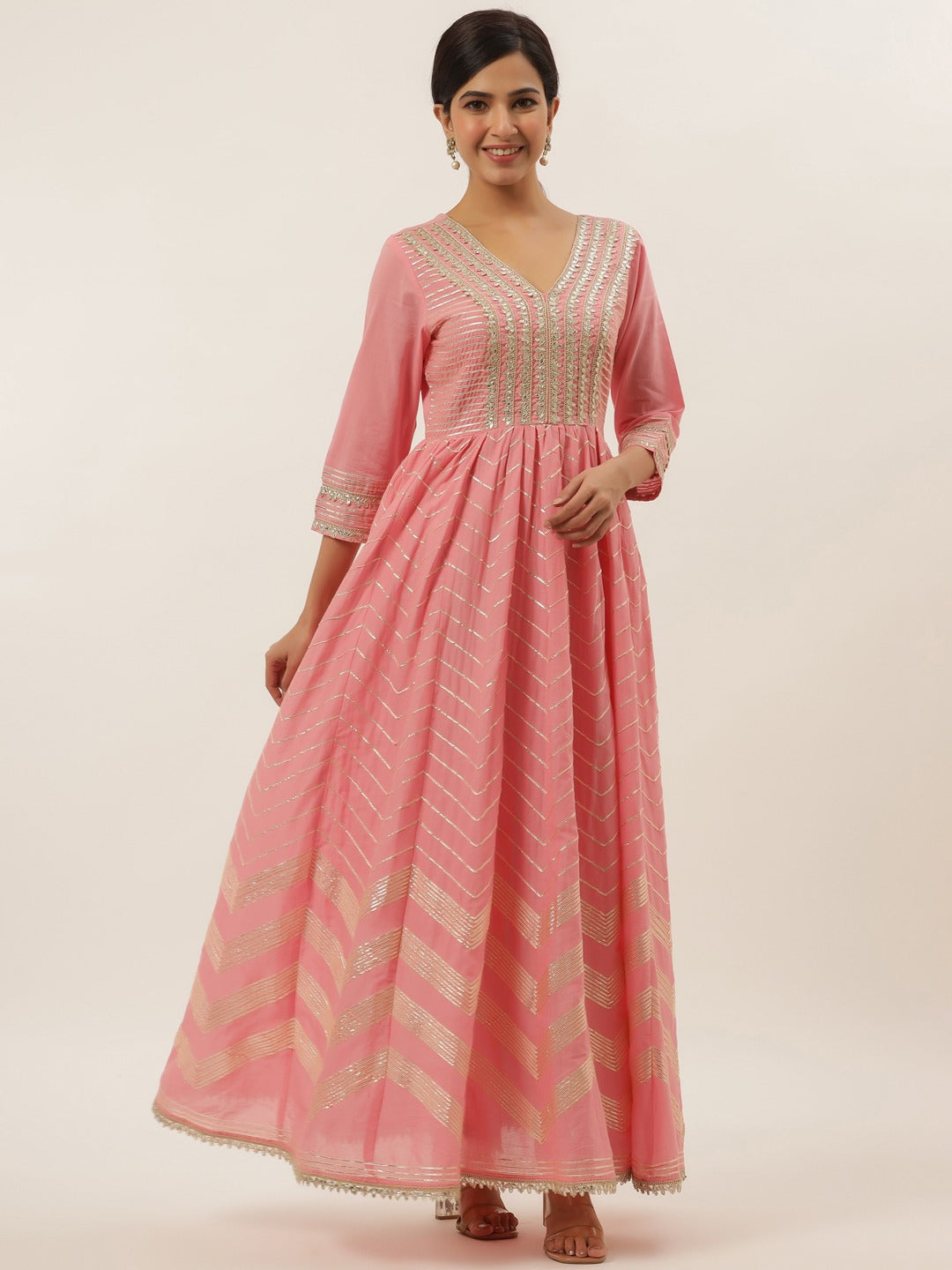 Pink Maxi Dress-Yufta Store-6005DRSPKM