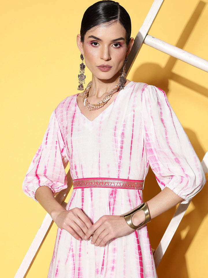 Pink Midi Dress-Yufta Store-8169DRSWHXS