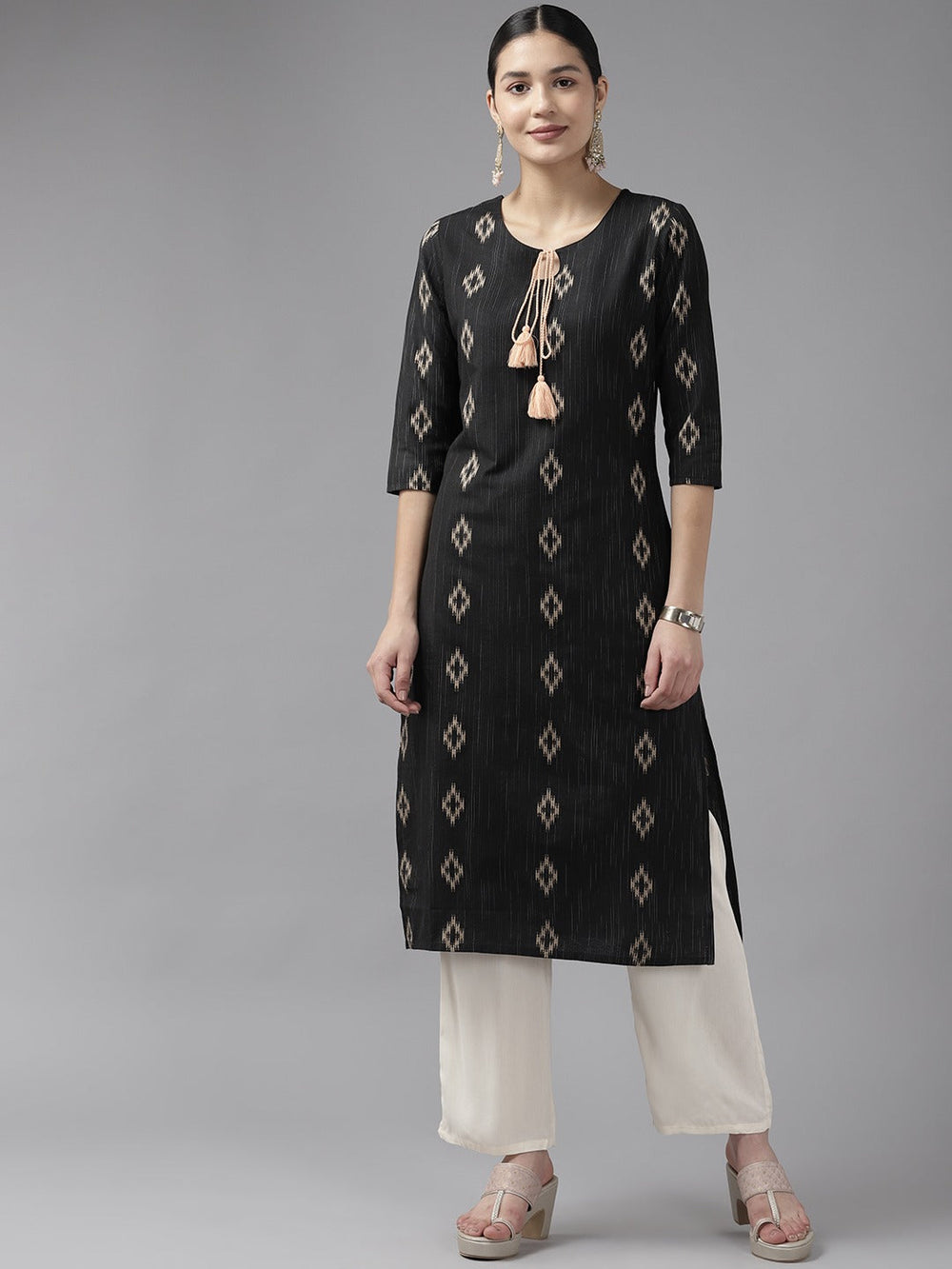 Straight Kurta-Yufta Store-1115KURBKS