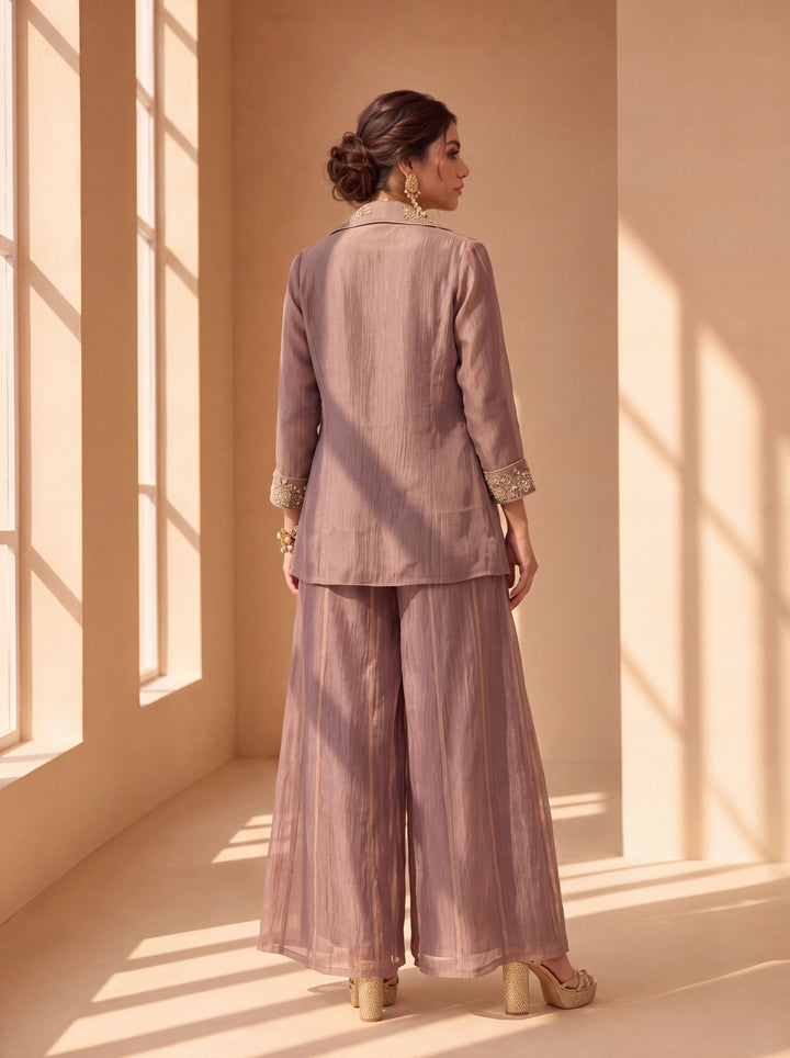 Tissue Purple Co-Ord Set