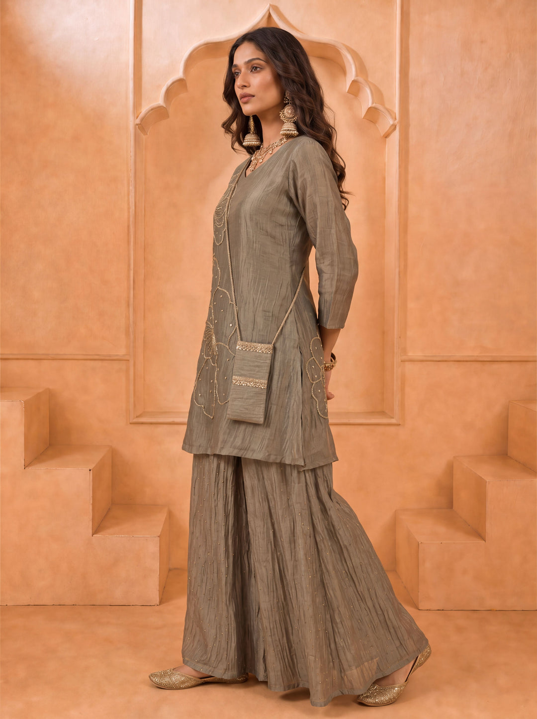 Tissue Gray Co-Ord Set