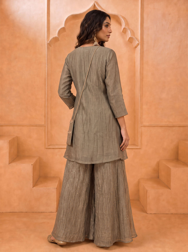 Tissue Gray Co-Ord Set