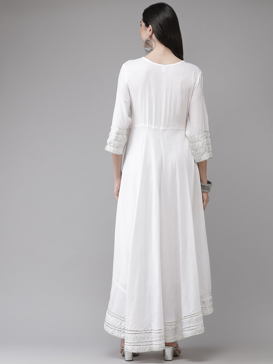 White Embroidered Dress-Yufta Store-2117DRSWHS