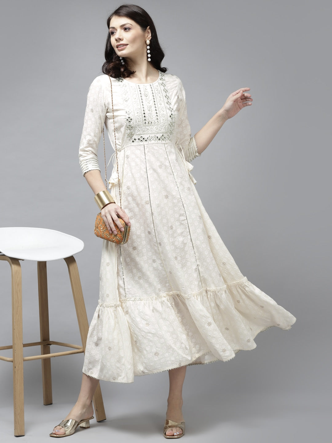 White Embroidered Dress-Yufta Store-5807DRSWHS