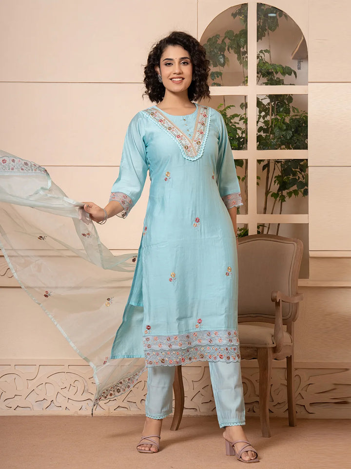 lue kurta dupatta pant setoffline_sku-47-Yufta Store-A162SKDSBM