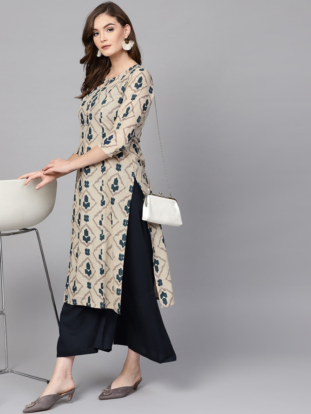 Beige & Blue Printed Kurta Set Regular price Rs. 2,999.00 Sale price Rs. 1,349.00 Save 55% 6 reviews Ships in 48 hrs