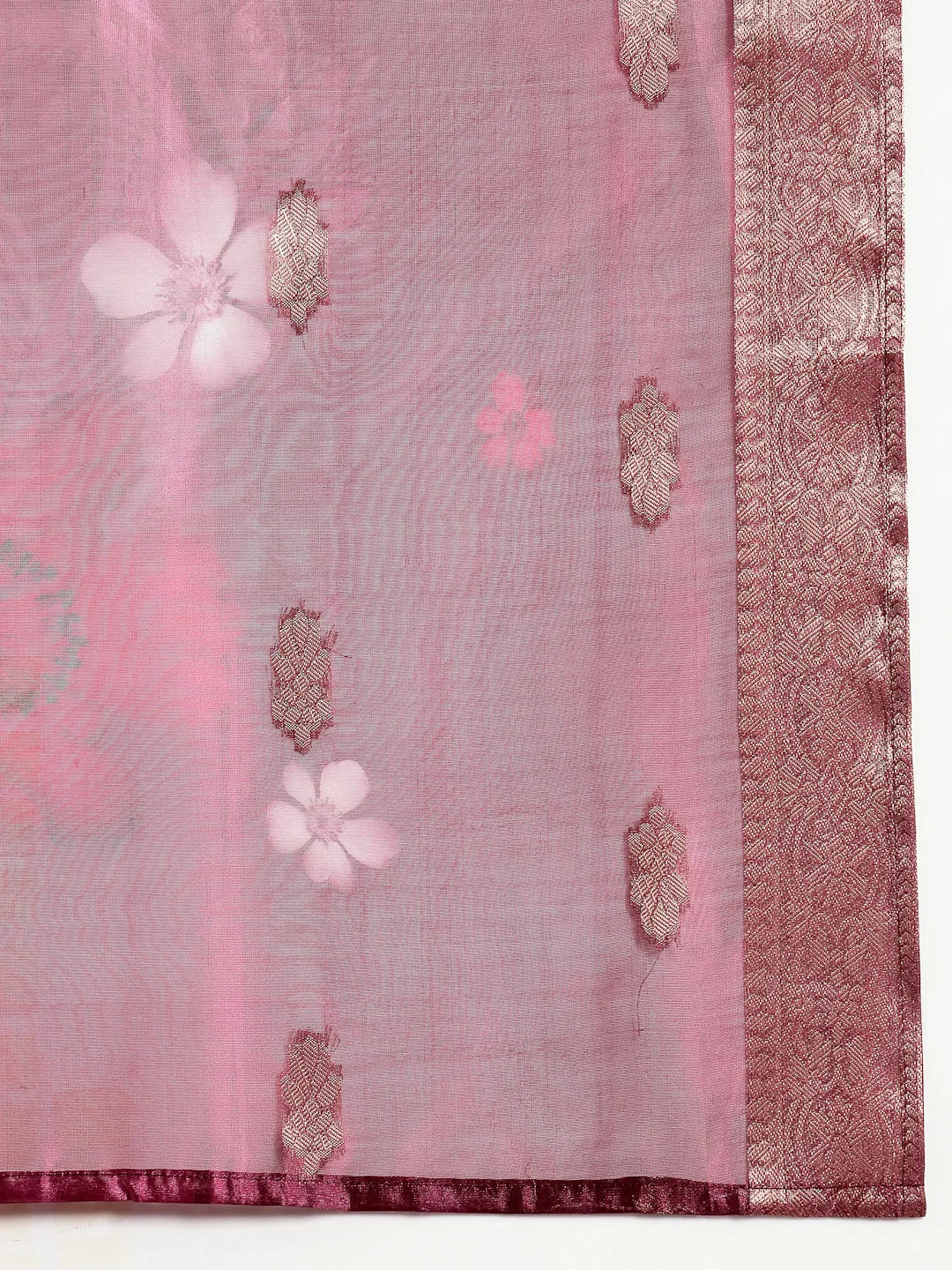 Burgundy Embroidered A-Line Kurta Trouser Dupatta Set-Yufta Store-6680SKDBUGM