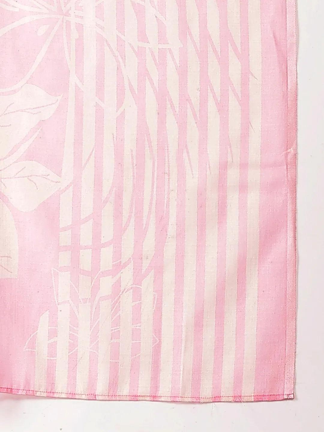 Pink Solid Thread Work Straight Kurta Trouser Dupatta Set-Yufta Store-6468SKDPKM