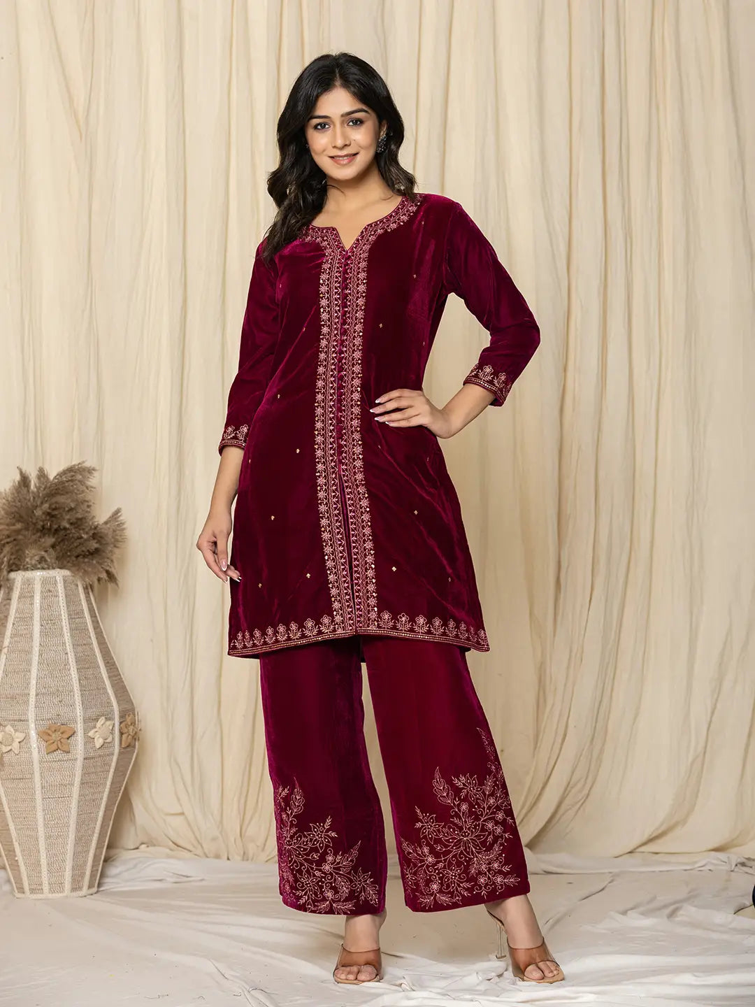 Buy Ethnic coord sets & trouser co ord set for women online – Yufta Store