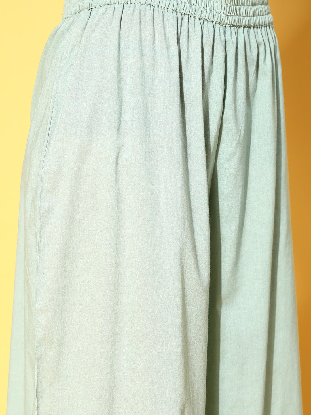 Teal Green Angrakha Dupatta Set-Yufta Store-9507SKDGRS