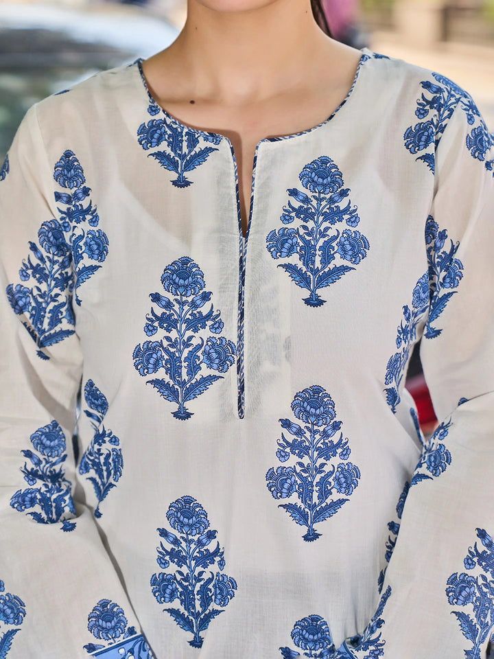 White Piping Design Peplum Top-Yufta Store-7469TOPWHS